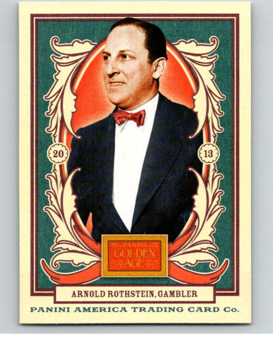 2013 Panini Golden Age #21 Arnold Rothstein V87062 Image 1