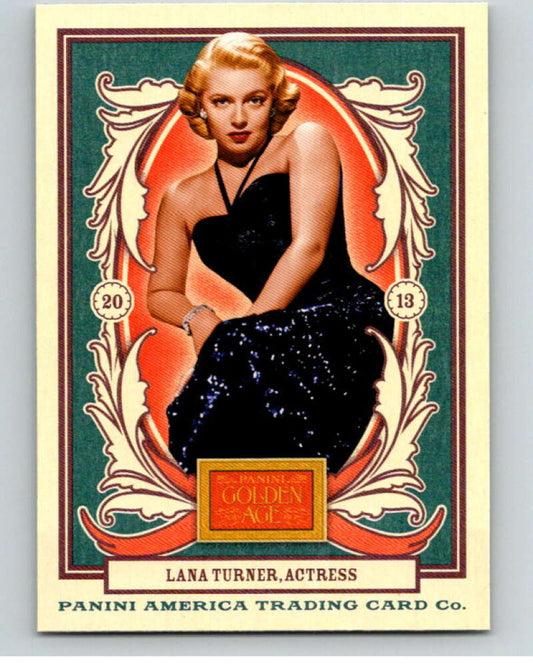 2013 Panini Golden Age #60 Lana Turner V87090 Image 1