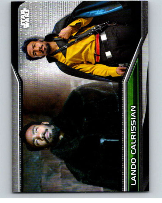 2021 Topps Star Wars Bounty Hunters  #B1-23 Lando Calrissian  Solo: V87422 Image 1