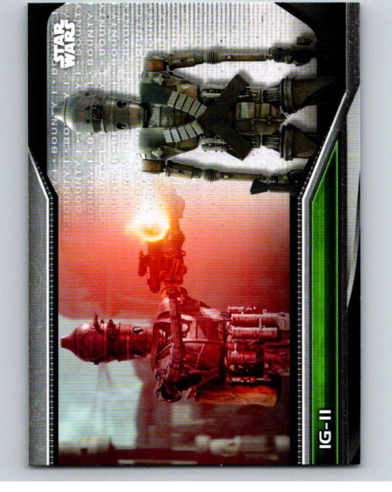 2021 Topps Star Wars Bounty Hunters  #B1-28 IG-11  The Mandalorian   V87424 Image 1