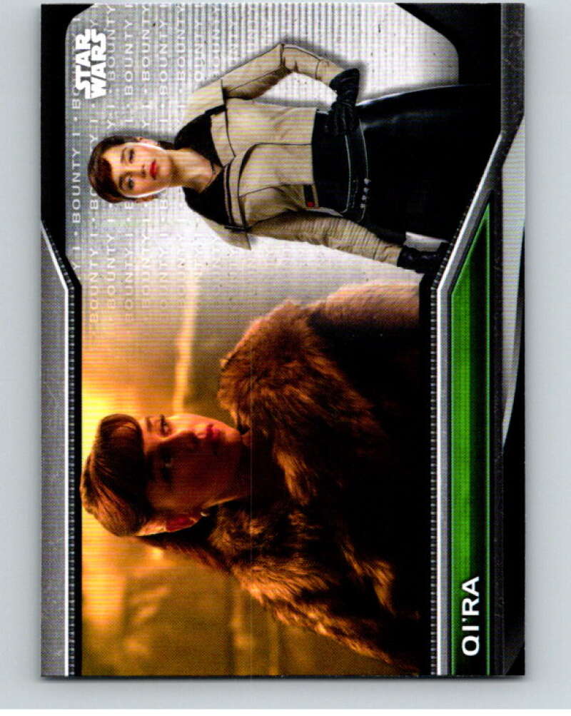 2021 Topps Star Wars Bounty Hunters  #B1-70 Qi'Ra  Solo: A Star Wars  V87451 Image 1