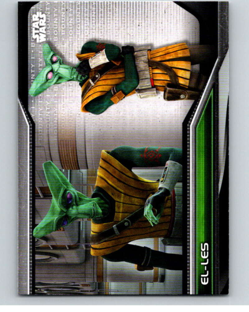 2021 Topps Star Wars Bounty Hunters  #B1-87 El-Les  The Clone Wars  V87462 Image 1