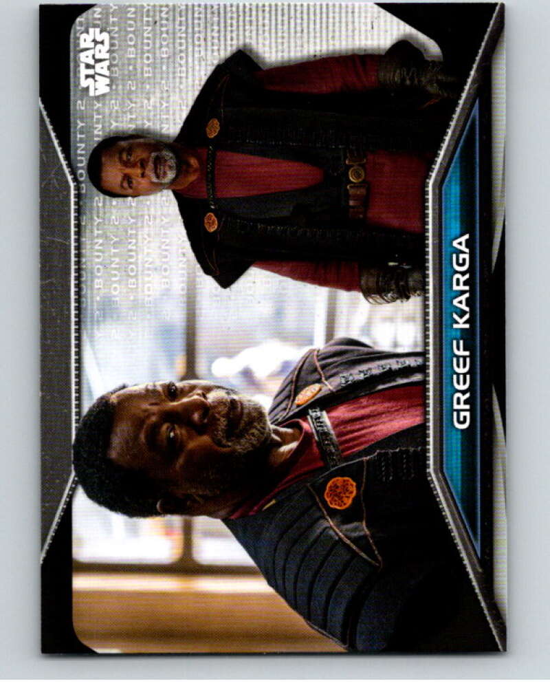 2021 Topps Star Wars Bounty Hunters  #B2-30 Greef Karga The Mandalorian  V87477 Image 1