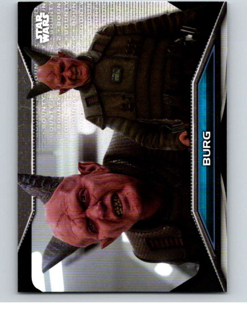 2021 Topps Star Wars Bounty Hunters  #B2-35 Burg  The Mandalorian   V87480 Image 1