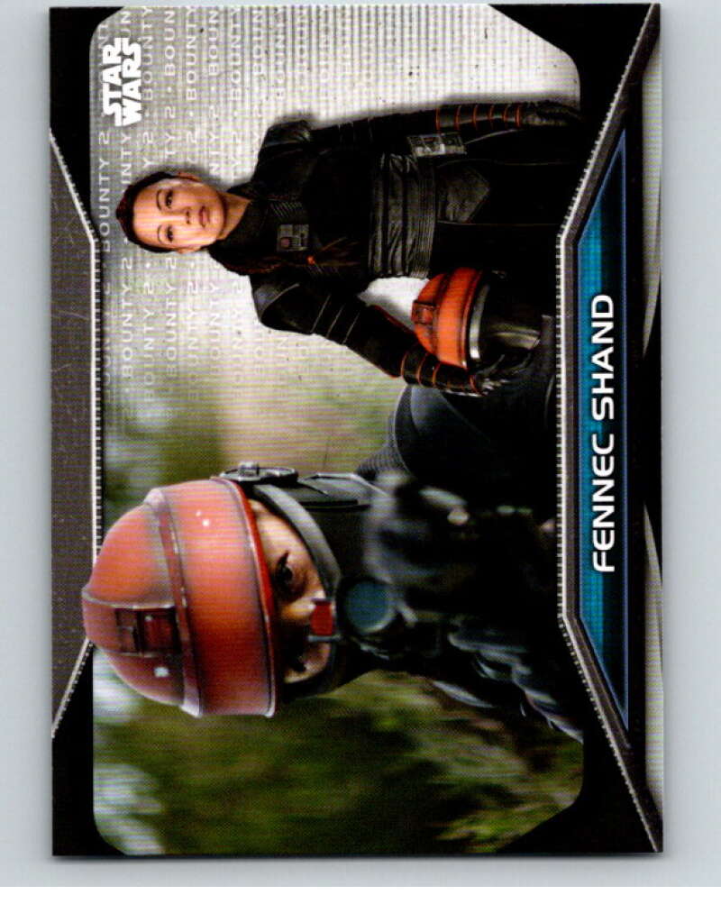 2021 Topps Star Wars Bounty Hunters  #B2-38 Fennec Shand The Mandalorian  V87481 Image 1