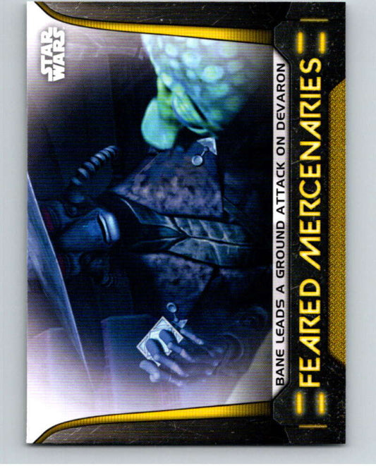 2021 Topps Star Wars Bounty Hunters Feared Cad Bane #IC4  V87531 Image 1