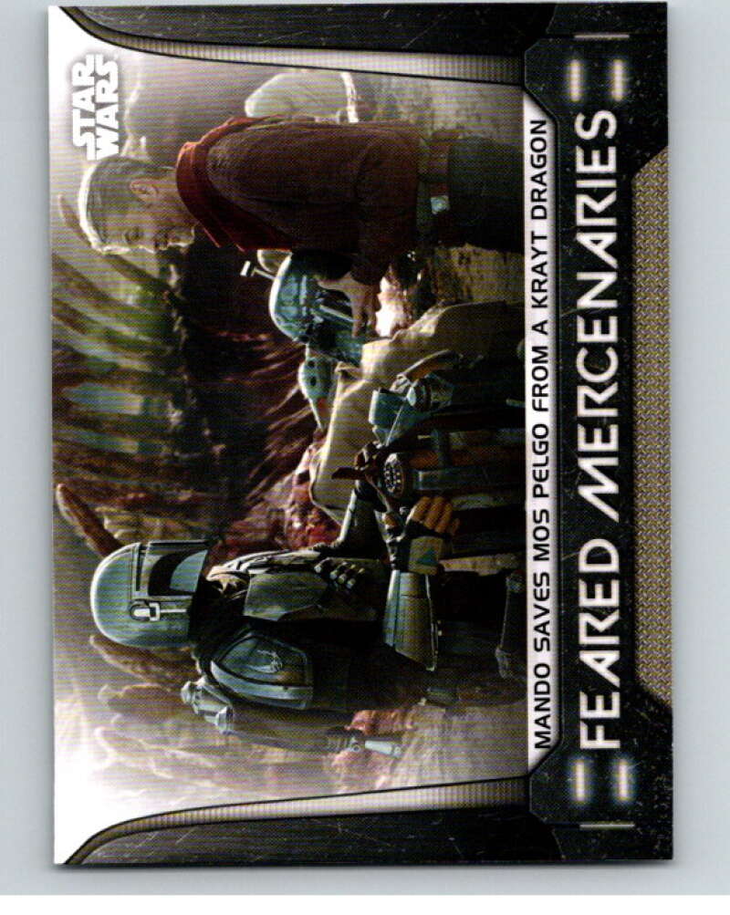 2021 Topps Star Wars Bounty Hunters Feared Mandalorian #IM5   V87551 Image 1