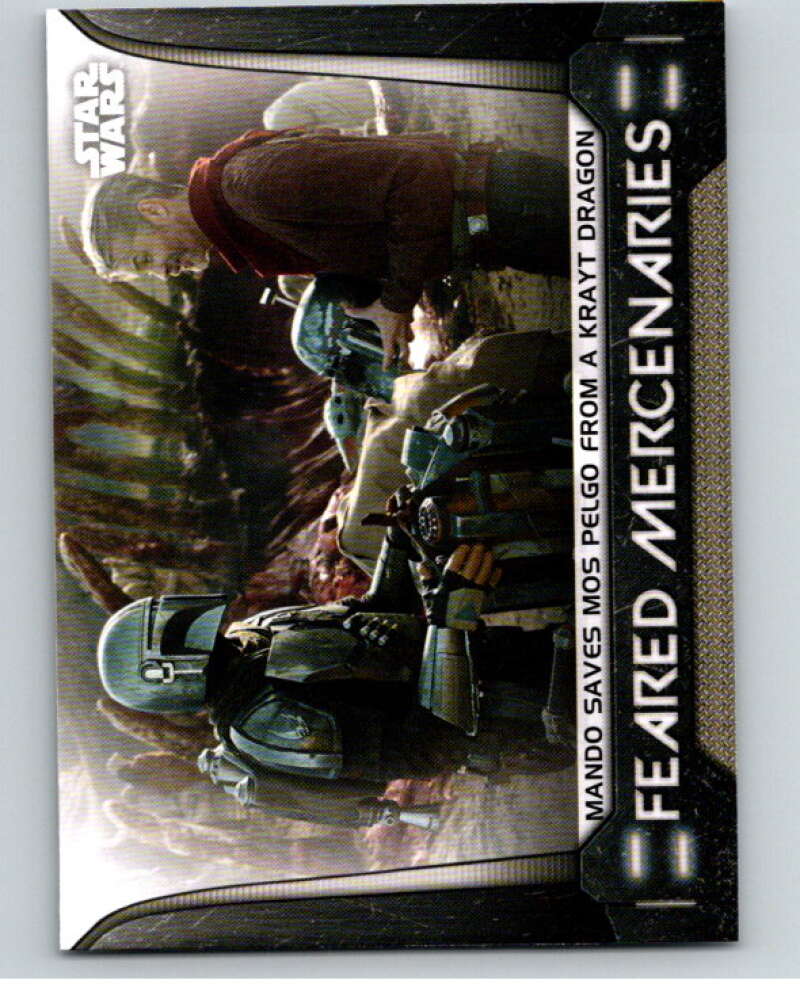 2021 Topps Star Wars Bounty Hunters Feared Mandalorian #IM5   V87553 Image 1