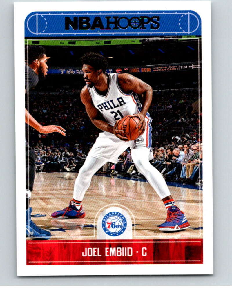 2017-18 Panini Hoops #1 Joel Embiid  Philadelphia 76ers  V87569 Image 1