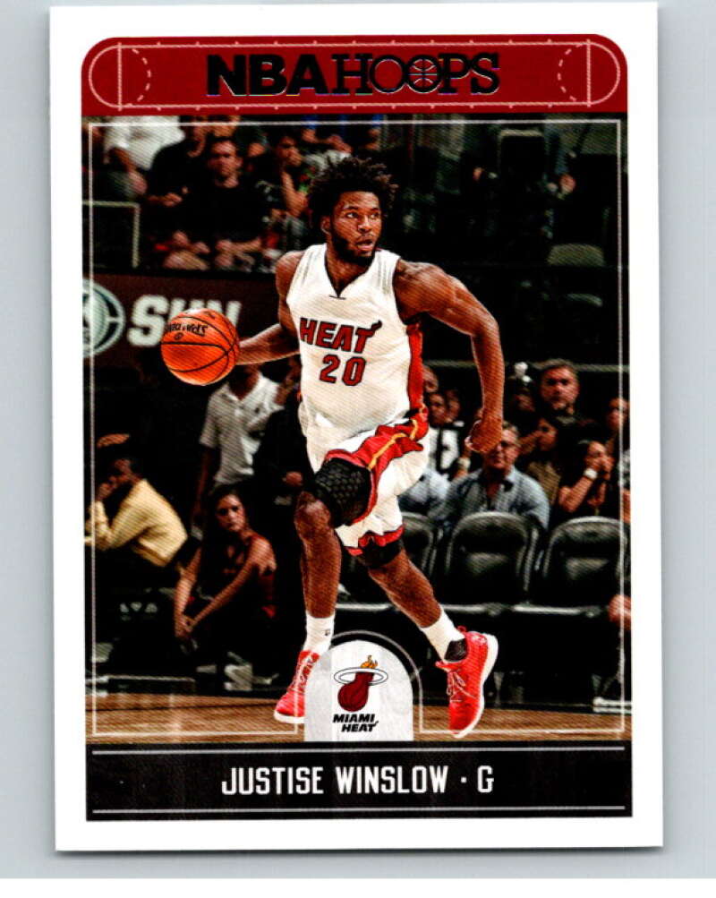 2017-18 Panini Hoops #70 Justise Winslow  Miami Heat  V87580 Image 1