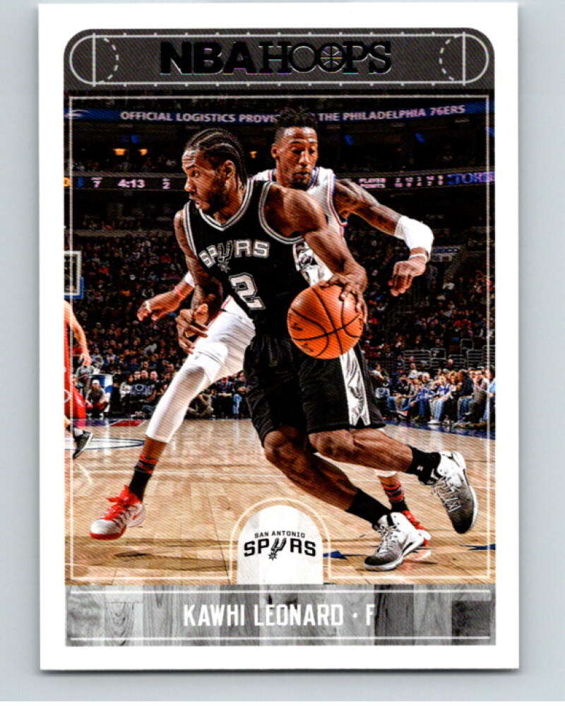 2017-18 Panini Hoops #192 Kawhi Leonard  San Antonio Spurs  V87598 Image 1