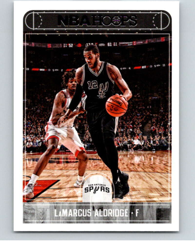2017-18 Panini Hoops #195 LaMarcus Aldridge  San Antonio Spurs  V87599 Image 1
