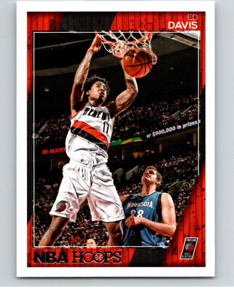 2016-17 Panini Hoops #147 Ed Davis  Portland Trail Blazers  V87709 Image 1