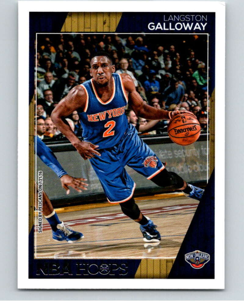 2016-17 Panini Hoops #223 Langston Galloway Pelicans  V87739 Image 1