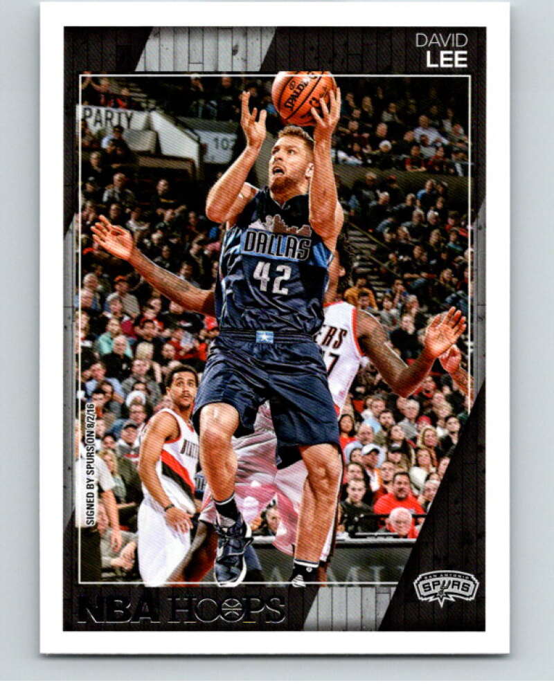 2016-17 Panini Hoops #234 David Lee  San Antonio Spurs  V87746 Image 1