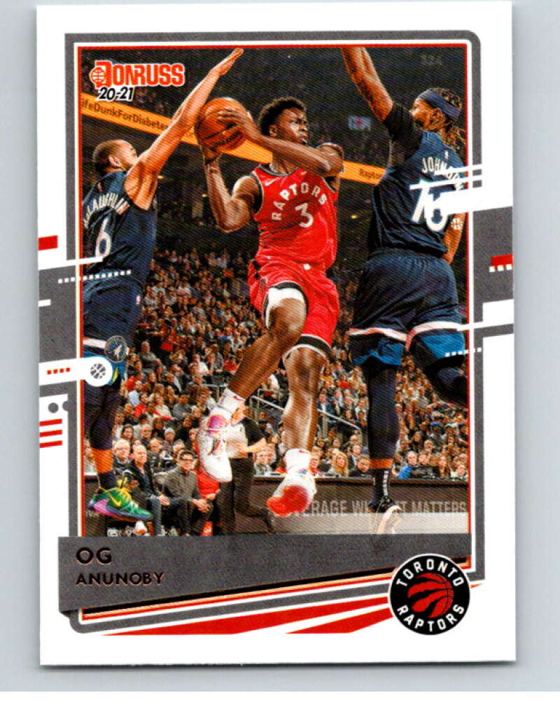 2020-21 Donruss #51 OG Anunoby  Toronto Raptors  V87786 Image 1