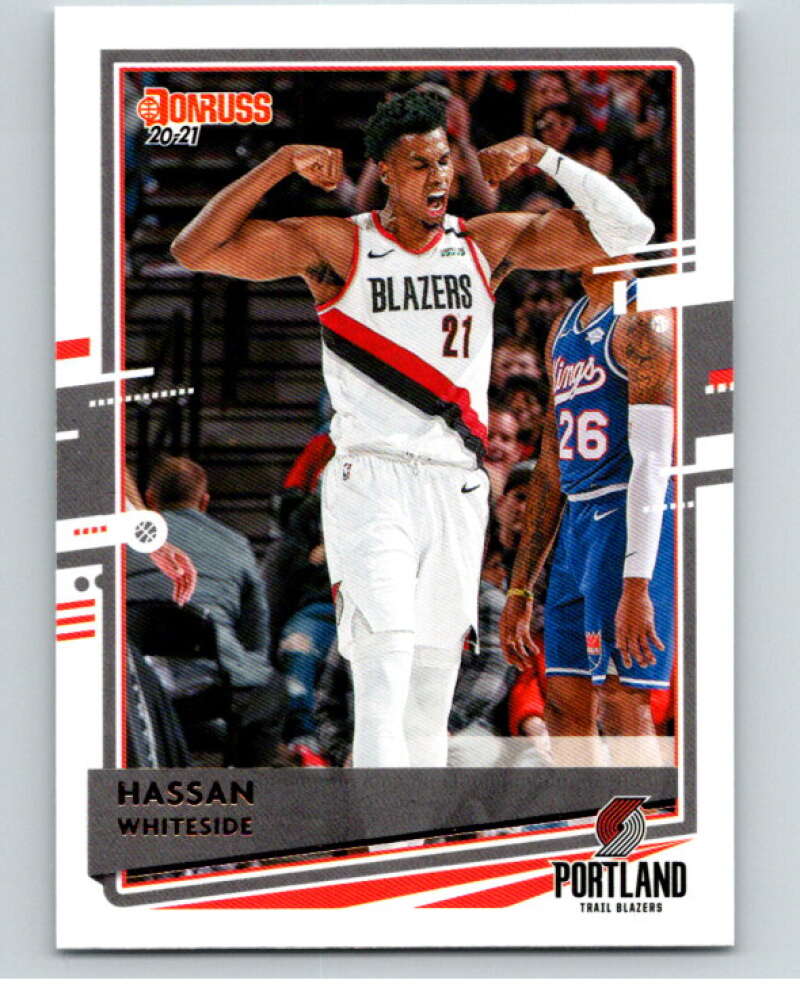 2020-21 Donruss #66 Hassan Whiteside  Portland Trail Blazers  V87794 Image 1