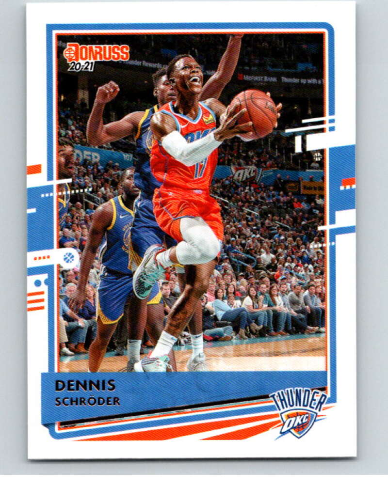 2020-21 Donruss #83 Dennis Schroder  Oklahoma City Thunder  V87801 Image 1