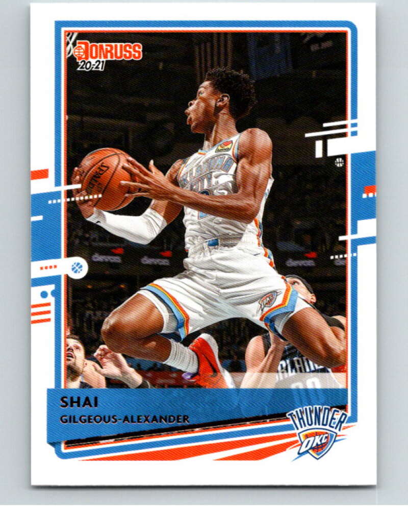 2020-21 Donruss #195 Shai Gilgeous-Alexander Thunder  V87837 Image 1