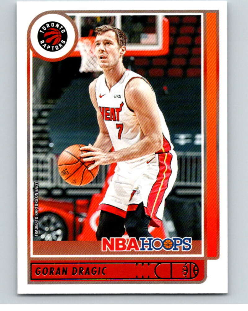 2021-22 Panini Hoops #50 Goran Dragic  Toronto Raptors  V87865 Image 1