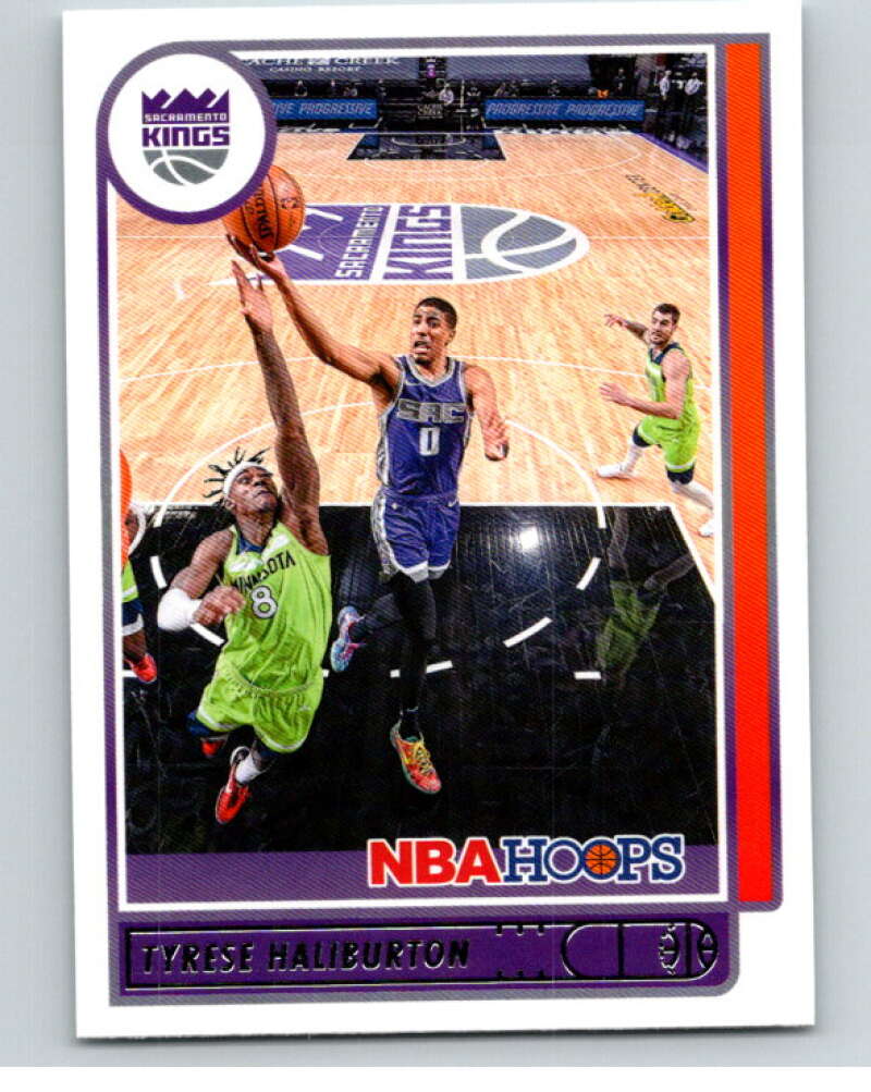 2021-22 Panini Hoops #108 Tyrese Haliburton  Sacramento Kings  V87896 Image 1