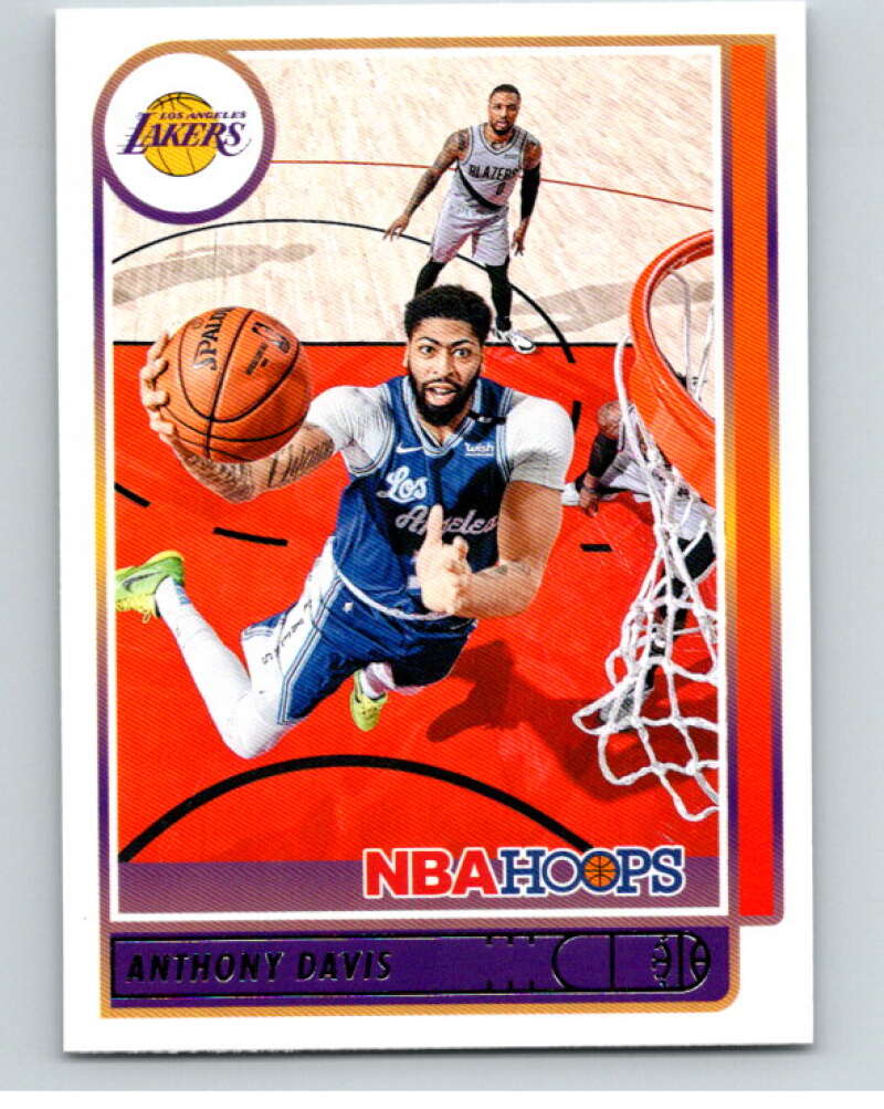 2021-22 Panini Hoops #146 Anthony Davis  Los Angeles Lakers  V87914 Image 1