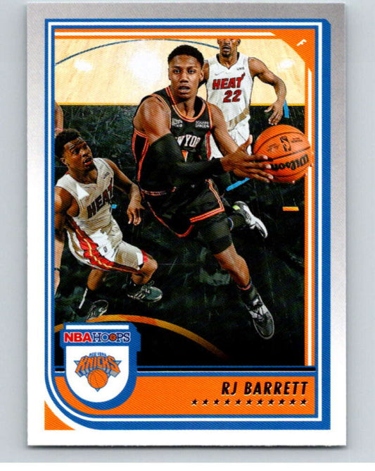 2022-23 Panini NBA Hoops #18 RJ Barrett  New York Knicks  V87960 Image 1