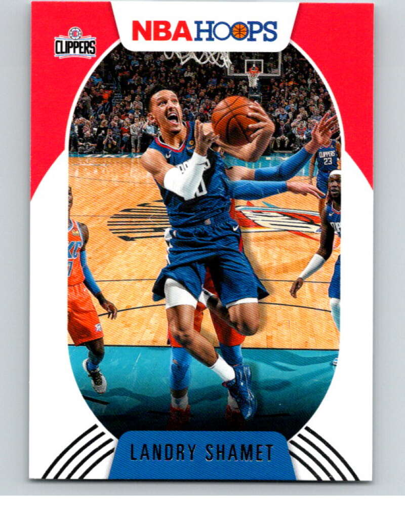 2020-21 Panini Hoops #9 Landry Shamet  Los Angeles Clippers  V88083 Image 1
