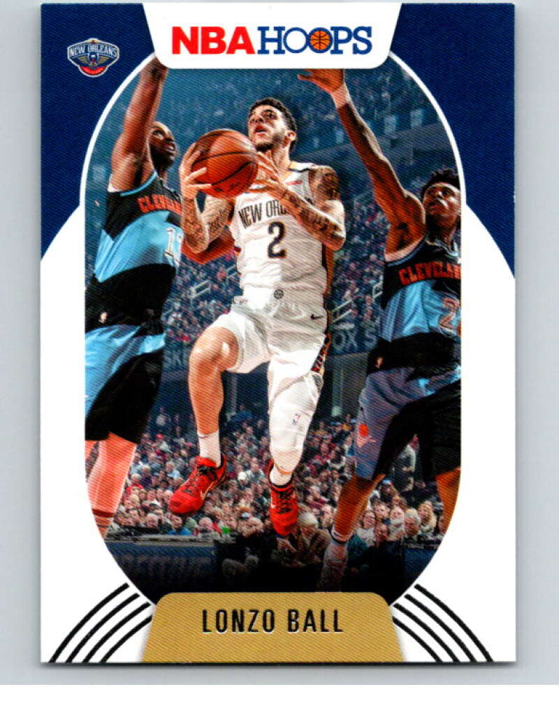 2020-21 Panini Hoops #15 Lonzo Ball  New Orleans Pelicans  V88087 Image 1