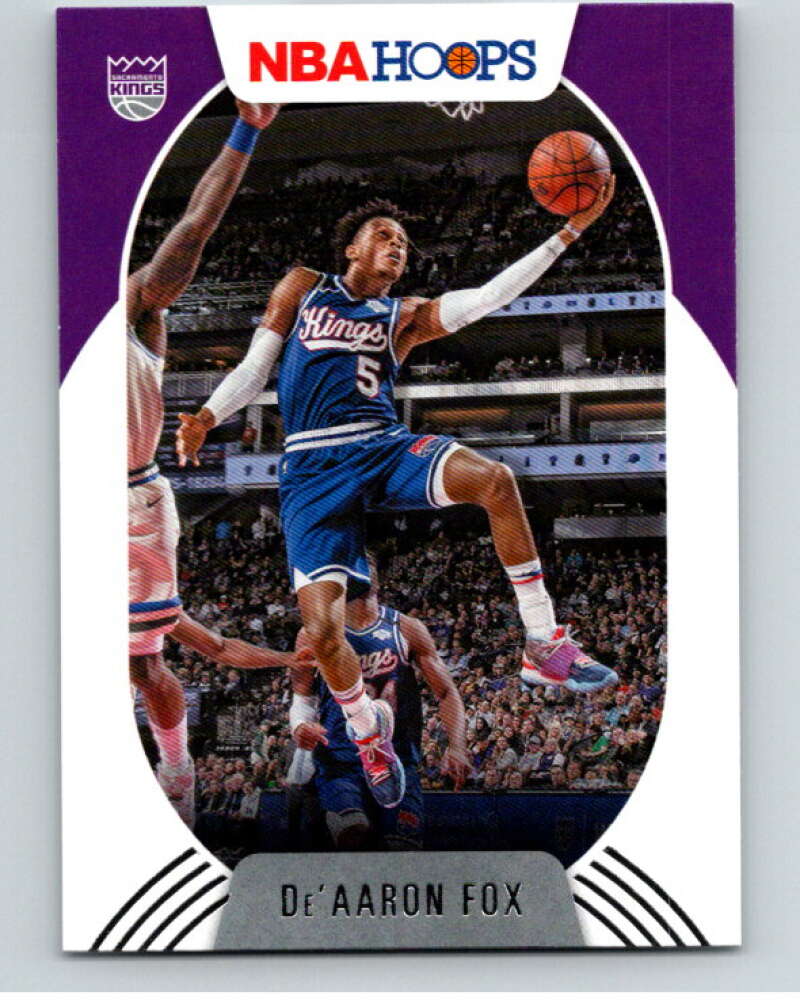 2020-21 Panini Hoops #89 De'Aaron Fox  Sacramento Kings  V88135 Image 1