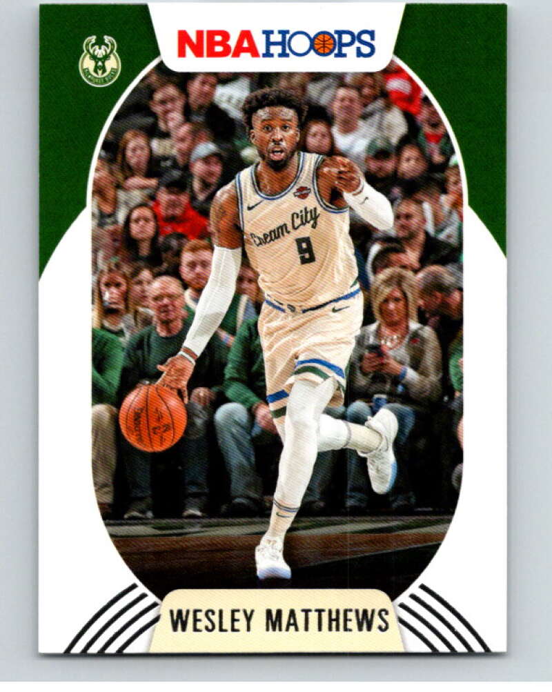 2020-21 Panini Hoops #113 Wesley Matthews  Milwaukee Bucks  V88153 Image 1