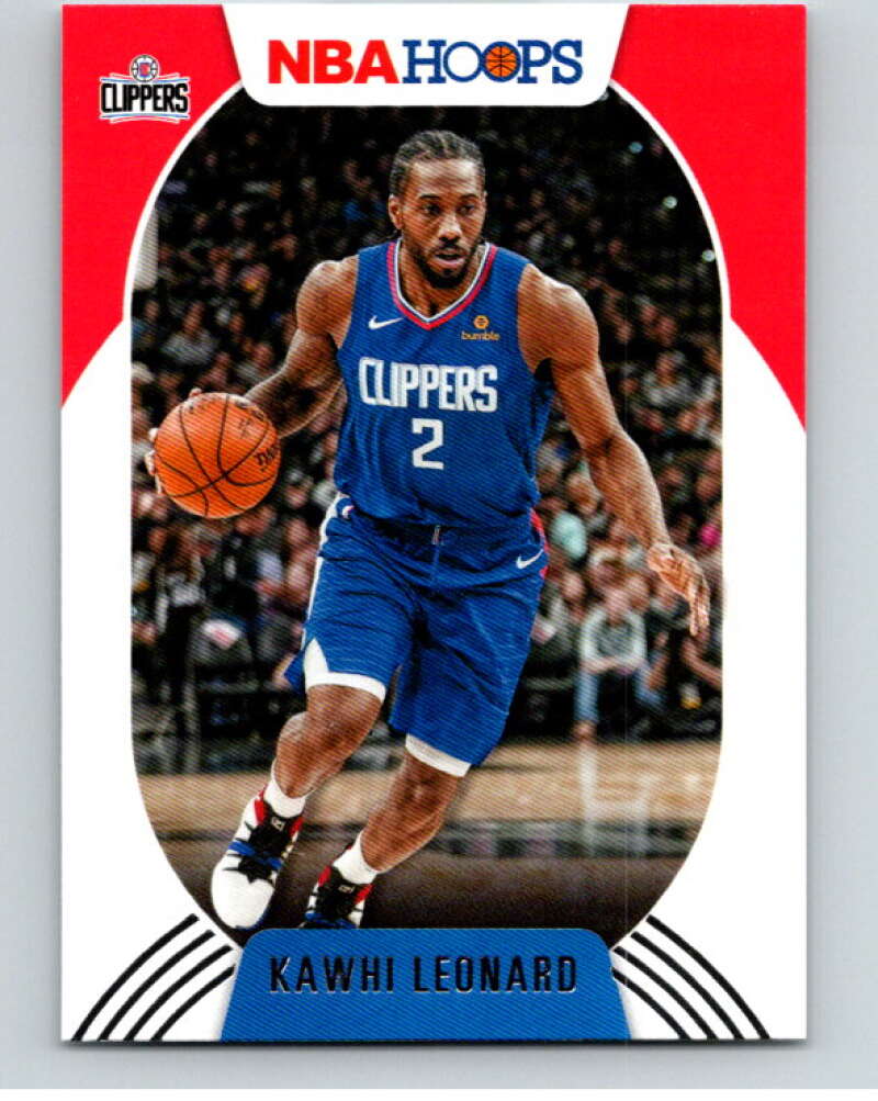 2020-21 Panini Hoops #117 Kawhi Leonard  Los Angeles Clippers  V88156 Image 1