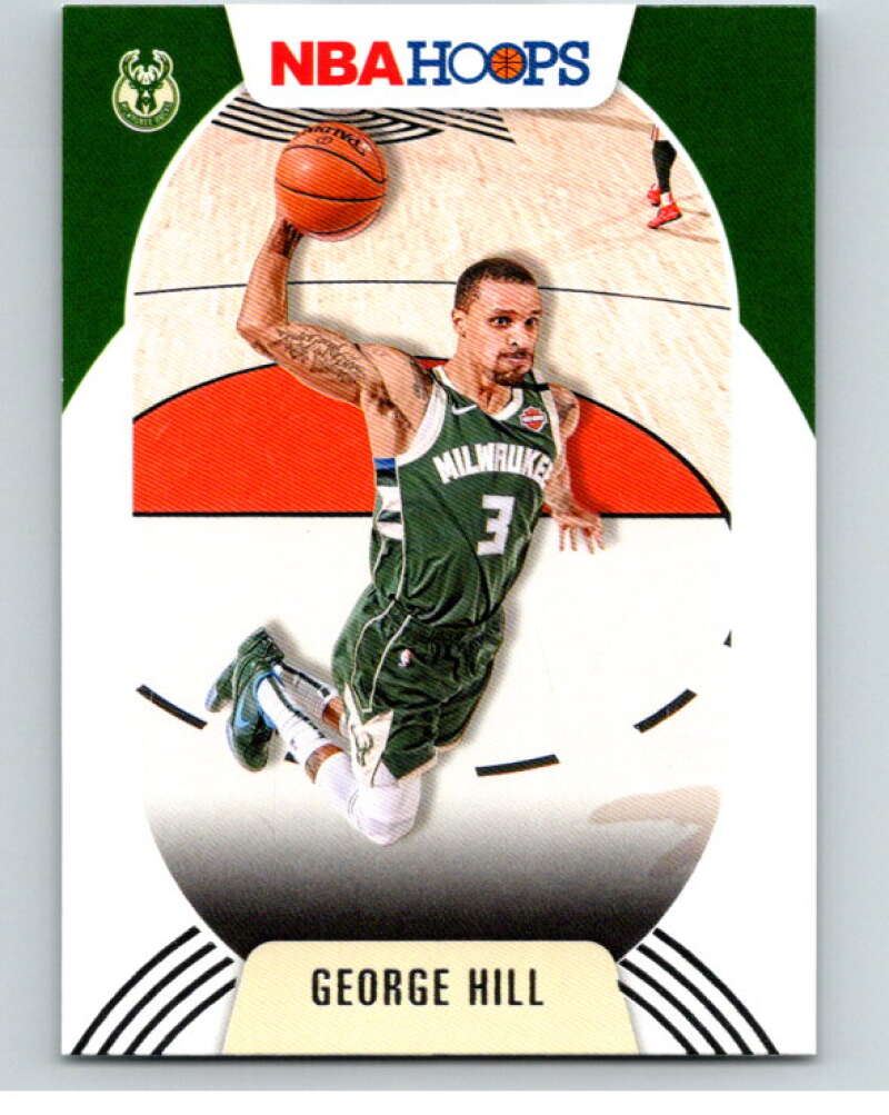 2020-21 Panini Hoops #118 George Hill  Milwaukee Bucks  V88157 Image 1