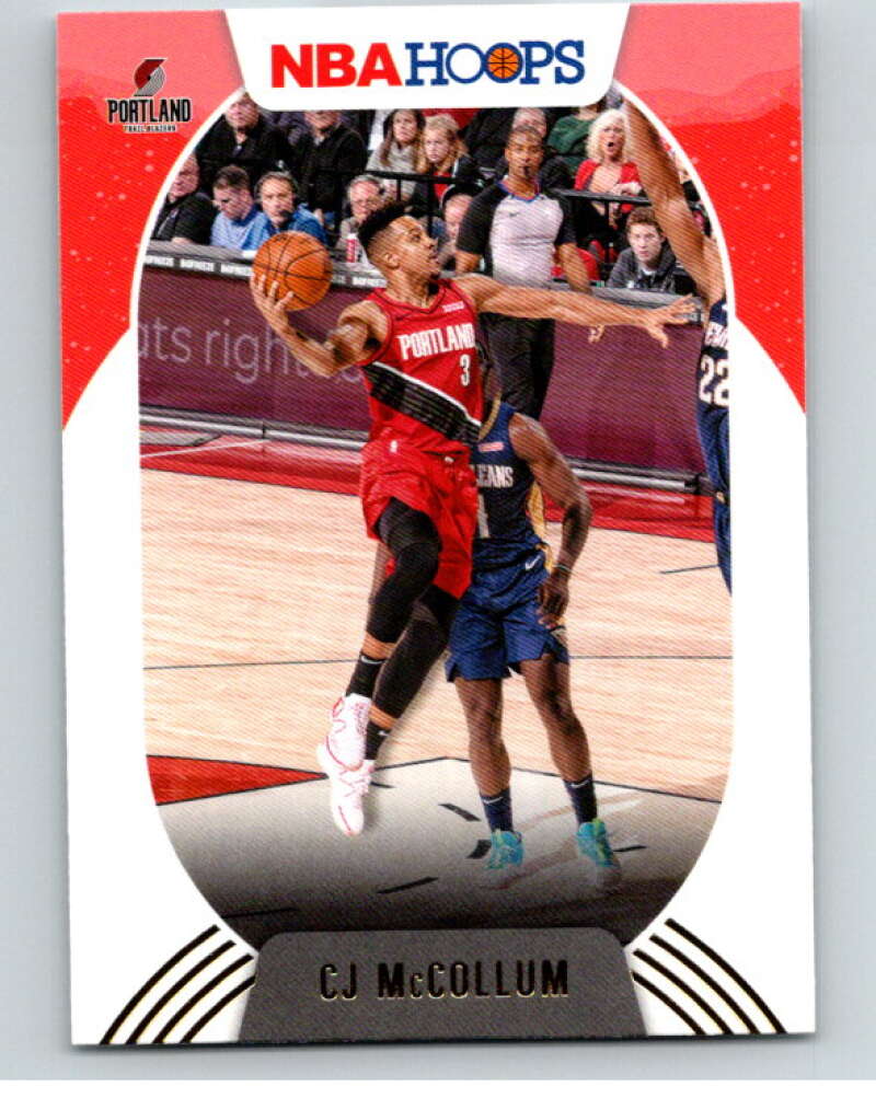 2020-21 Panini Hopps Gold #133 CJ McCollum  Portland Trail Blazers  V88261 Image 1