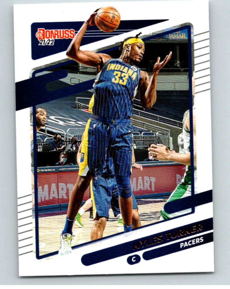 2021-22 Donruss #34 Myles Turner  Indiana Pacers  V88302 Image 1