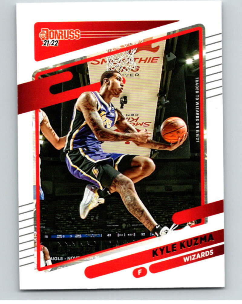 2021-22 Donruss #166 Kyle Kuzma  Washington Wizards  V88363 Image 1