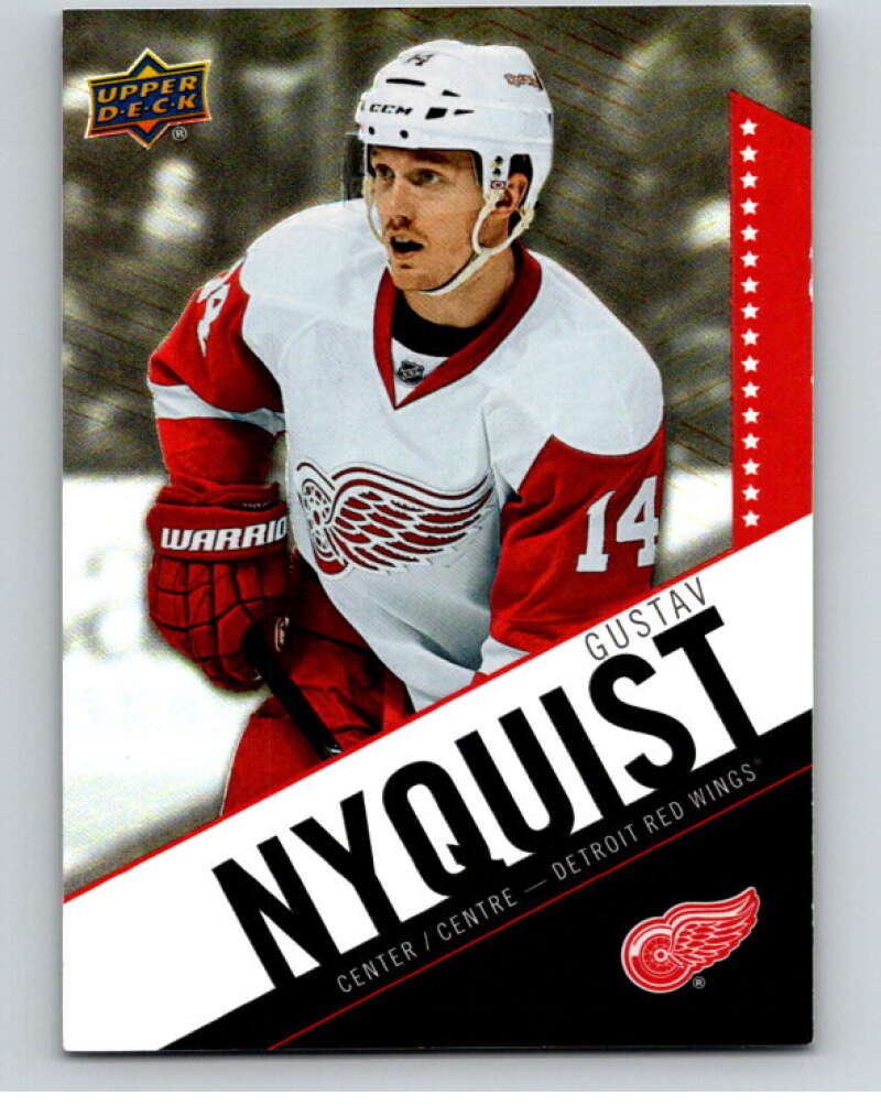 2015-16 Upper Deck Tim Hortons #59 Gustav Nyquist  Detroit Red Wings  Image 1