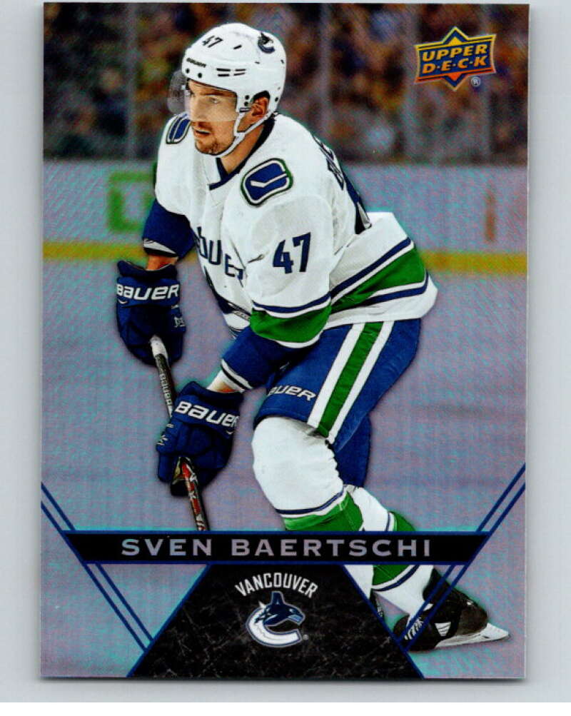 2018-19 Upper Deck Tim Hortons #103 Sven Baertschi  Vancouver Canucks  Image 1