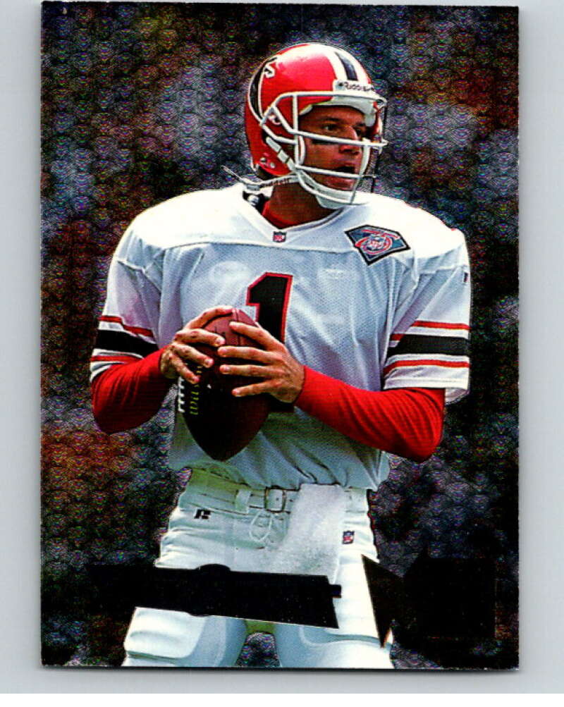 1995 Fleer Metal #10 Jeff George  Atlanta Falcons  V89252 Image 1