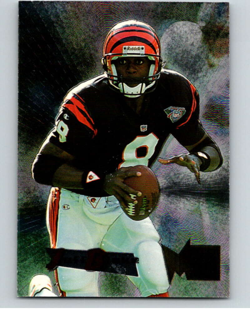 1995 Fleer Metal #34 Jeff Blake  RC Rookie Cincinnati Bengals  V89281 Image 1