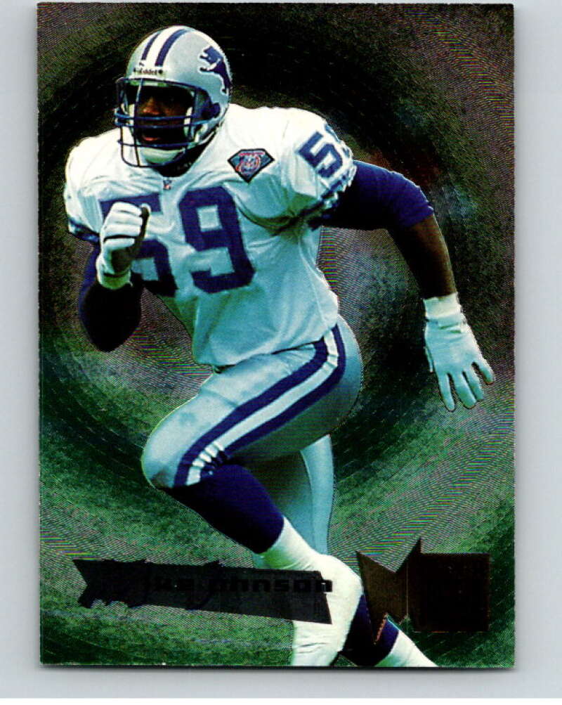 1995 Fleer Metal #62 Mike Johnson  Detroit Lions  V89311 Image 1