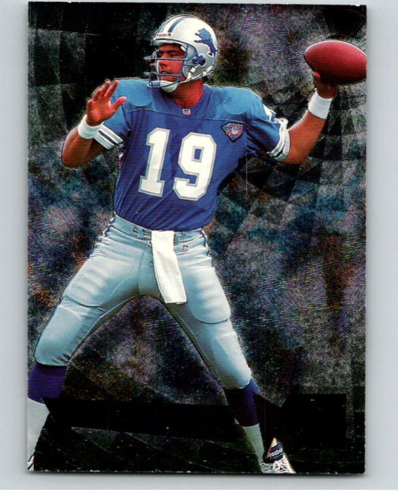 1995 Fleer Metal #63 Scott Mitchell  Detroit Lions  V89312 Image 1
