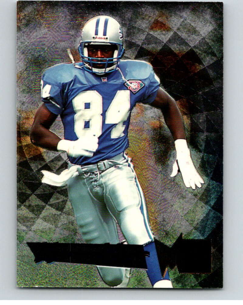 1995 Fleer Metal #64 Herman Moore  Detroit Lions  V89313 Image 1