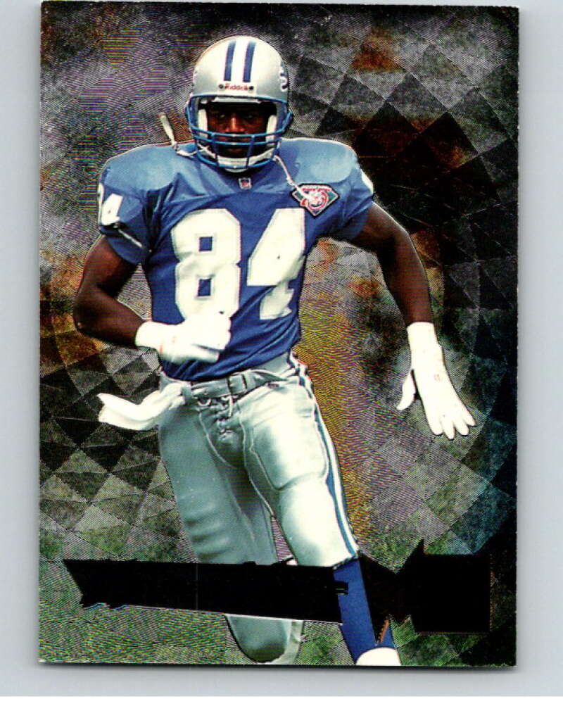 1995 Fleer Metal #64 Herman Moore  Detroit Lions  V89314 Image 1