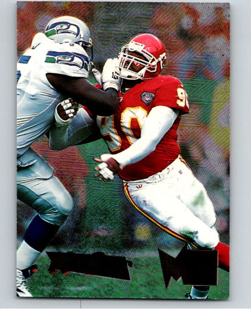 1995 Fleer Metal #95 Neil Smith  Kansas City Chiefs  V89345 Image 1