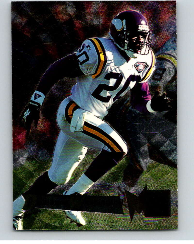 1995 Fleer Metal #109 Dewayne Washington  Minnesota Vikings  V89359 Image 1