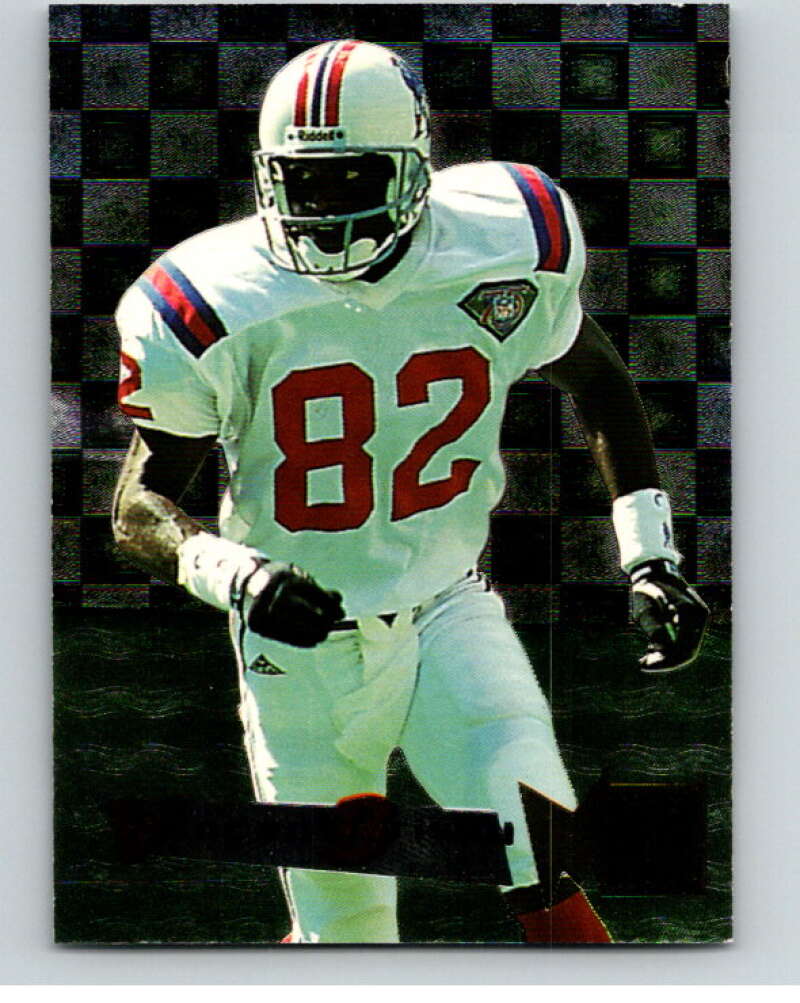 1995 Fleer Metal #112 Vincent Brisby  New England Patriots  V89361 Image 1