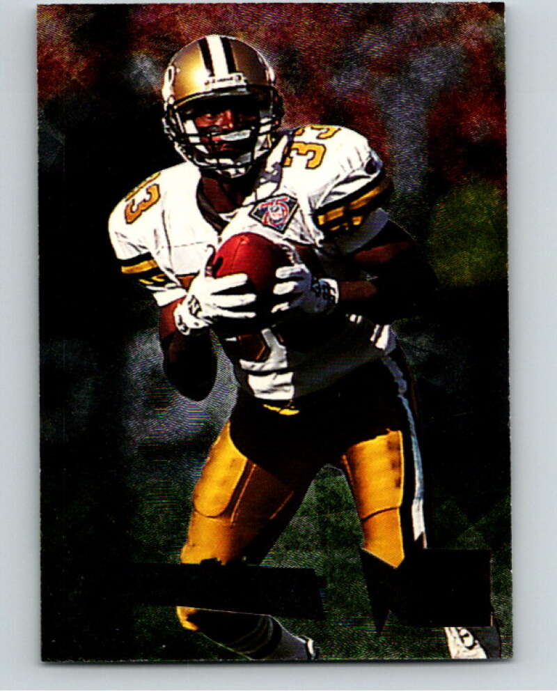 1995 Fleer Metal #121 Tyrone Hughes  New Orleans Saints  V89372 Image 1