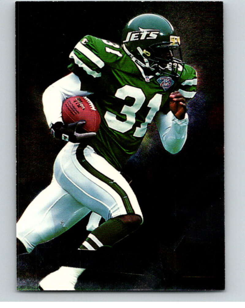 1995 Fleer Metal #132 Aaron Glenn  New York Jets  V89386 Image 1