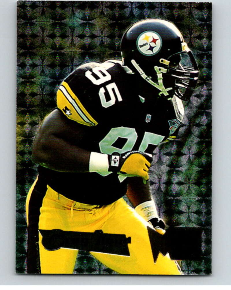 1995 Fleer Metal #153 Greg Lloyd  Pittsburgh Steelers  V89410 Image 1